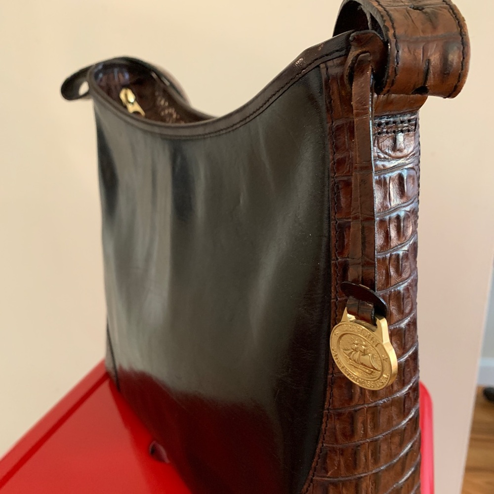 Brahmin leather crossbody bag